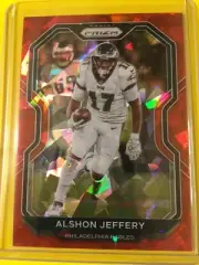 2020 Panini Prizm ALSHON JEFFERY Red Cracked Ice #167 Philadelphia Eagles