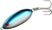 2 PACK Bomber Slab Spoon Lure (Metachrome/Blue Back, 1 1/4-Ounce) Fishing Bait