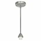 Satin Nickel Stem Pendant Contemporary K1018-80 Sunset Lighting & Fan Adj Height