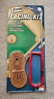 Franklin 4ft Rawhide Lacing Kit #1976S4 Plated Lacing Needle w/ Coated Handle