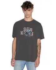 Apex Biggie Short Sleeve Mens T-shirt - Faded Black | Ksubi ++