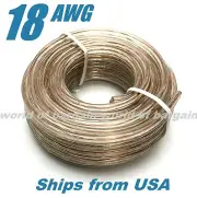 25 feet 18 AWG Gauge Car Home Audio SPEAKER WIRE Cable Stranded Oxygen Free E072