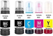 Dye Ink 003 Refill Compatible The Ink Bottle Printer Parts - Compatible with Epson L3110 003 3110 3100 3101 3110 3150 5190(5psc)