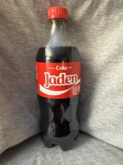 Share a Coke with Jaden 2025 Personalized Gift Coca~Cola Bottle 20oz
