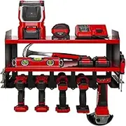 Wall Mounted Power Tool Organizer Drill Storage Shelf Garage Screwdriver Holder