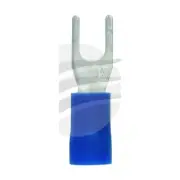 Jaylec TE3703 Spade Terminal 3mm Insulated PVC Copper Sleeve 100 Pack