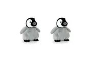 2x Keeleco Baby Emperor Penguin Soft Stuffed Animal Plush Kids Toy 18cm Grey 3+