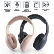 Wireless Bluetooth Headphones Foldable Stereo Headsets with Mic Noise Canceling