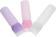 Beaupretty 3pcs Graduated Scale Hair Dye Bottle Applicator Comb for Precise Hair Coloring for Salon Use and Home Dyeing Easy Application for Even Color Distribution