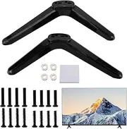 TV Legs Universal TV Stand Legs TV Base Pedestal Feet Stand Mount with Screws Non-Slip Design Quick Assembly Plasma Flat Screen Replacement for Most Table Desk TV Stand 32 40 49 50 55 Inch LCD LED