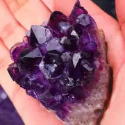 50-60g Natural Amethyst Druzy Geode Cluster Quartz Crystal Healing Rock Specimen