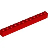 在飛比找蝦皮購物優惠-磚家 LEGO 樂高 紅色 Brick 1x12 基本顆粒 