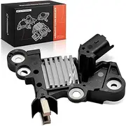 A-Premium Alternator Voltage Regulator Compatible with Mini Cooper 2007 2008 2009 2010, 14.3V A-Circuit 14.3 Vset