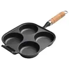 4 Hole Breakfast Egg Pan Non-Stick Egg Frying Pan Pancake Pan Egg Burger Ham Pan