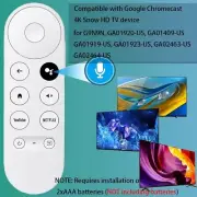 Voice Remote Control for Google Chromecast 4k TV Replace G9n9n Bluetooth Remote