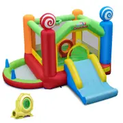 Costway Inflatable Jumping Bouncer Castle with Ocean Ball & Blower