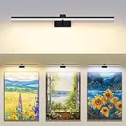MantoLite Adjustable Colour Temperature Picture Wall Lights, 16 W 80 cm Black Washbasin Bathroom Wall Light Adjustable Wall Sconce Lighting Fixture Bedside Table Cosmetic Mirror Light