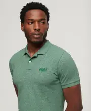 Classic Pique Polo Shirt | Bright Green Grit