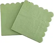 Loimon 100 Pcs Cocktail Napkins - Premium Disposable Paper Serviettes for Weddings, Birthdays, Parties | 5x5 Inch Folded Square Design | Extra Absorbent & Durable