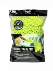 ✅Chemical Guys - Chenille Microfiber Premium Scratch-Free Wash Mitt Lime Green