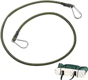 Outdoor Carabiner Elastic Rope - 8mm Elastic Tie Down Straps - Elastic Rope for Outdoor Tent, Luggage Rack, Camping, Bikes, Cargo, RV,