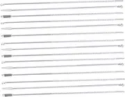 15Pcs Portable Cleaning Tools for Safe and Comfortable Ear Hygiene for Home Use and Silver
