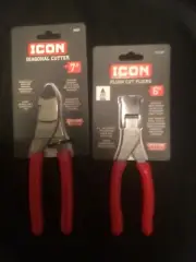 Icon 6" Flush Cut Pliers & Icon 7” diagonal cut pliers
