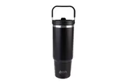 Oasis Stainless Steel VoyagerTumbler with Handle 900ml Drink Cup - Black