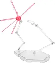 Milisten 1 Set Poseable Figure Stand Lightweight Display Base Figures Easy Assembly Pedestal Support for Collectors for Model Display and Scene Effects