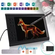 Profession Digital Graphic Drawing Tablet HD Screen Battery-free Pen 22 Shortkey