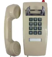 Cortelco 2554-VOE-27MD-ASH 255444v0e27md Wall Phone W/msg Light (2554voe27mdash)