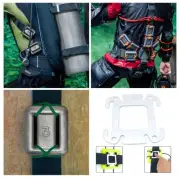 Scuba Diving Weight Holding Plate for Harness Webbing - Stainless Steel