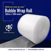 NEW 500mm x 100M meters Bubble Wrap Roll 10mm Bubbles Melboure Pick up Only
