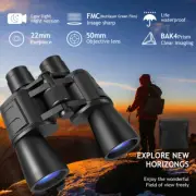 180x100 Military Zoom Powerful Binoculars Day/Low Night Optics Hunting set AU