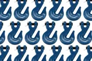 25x 3/8" Chain Grab Hook Pin Clevis Rigging Tow Transport Truck Trailer Grade 70