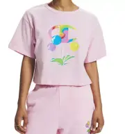 Champion X Candy Land Pink Crop Top T-Shirt Women’s Size S Small New NWT
