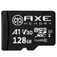 【AXE MEMORY】MicroSDXC 128GB A1 V30/ UHS-I U3 4K-附轉卡 記憶卡(台灣製)