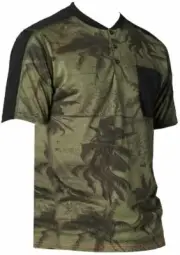 FOX 2021 MTB RANGER DRIRELEASE SS HENLEY OLIVE GREEN JERSEY FOX