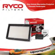 Ryco Oil Air Fuel Filter Service Kit for Ford Laser KF B8 TX3 KH BP