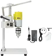 Benchtop Drill Press, Aluminum Alloy Mini Small Bench Drilling Machine, Electric Bench Drilling Machine for Metal Wooden Jewelry Making Crafts Tool