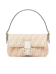 Fendi Baguette 1997 in Beige FF Wool
