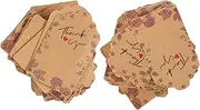 Ipetboom 1 Set Elegant Wedding Present Tags Decoration Labels for Party Favors Hanging Tags with Beautiful Design for Weddings Ceremonies and Festivals