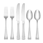 Evansvile Frosted 6 Pc Set for 2 0.65 LB Metallic