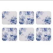 Ashdene Kitchen Cork Backed Drink Coasters Provincial Garden Set 6