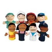 Kaplan Early Learning Occupation Puppets - Set of 8