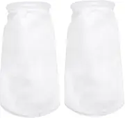 Food Grade Strainer Bags 2 Pack Reusable Non-Woven Bags for Nut Milk Yogurt and Juice Filtering