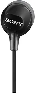 [Sony] MDR-EX15LP-BLACK In-Ear Headphones with Tangle Free Cord and 3 Pairs of Silicone Ear Buds