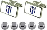 [Select Gifts] Shirt Dress Studs Reykjavik City Iceland Flag Cufflinks