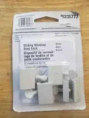 4 Gatehouse Aluminum Sliding Window/Door Locks - White - 0235773