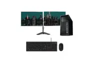HP Z240 Gaming Bundle Desktop i7/Xeon 3.6GHz 1TB SSD 16GB RAM GTX 1650 + Dual 24" Monitor | Refurbished